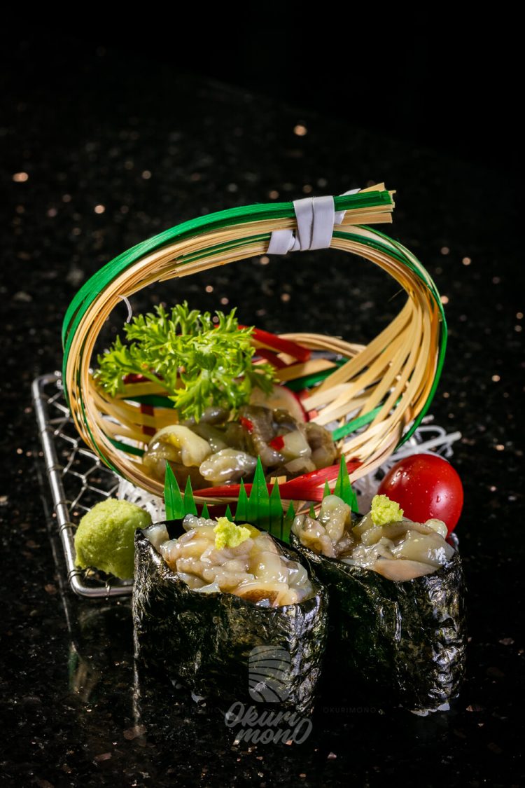 Sashimi Bạch Tuộc Trộn Mù Tạt - octopus tako wasabi