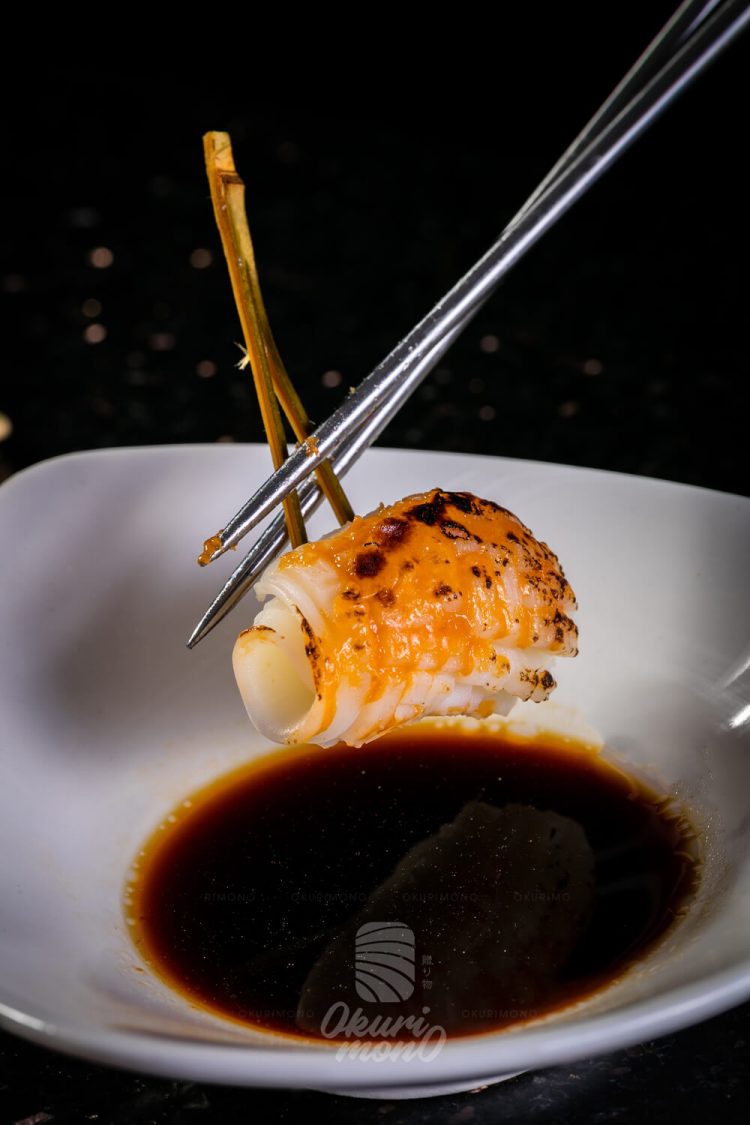Sashimi Mực Nướng Trứng Cầu Gai