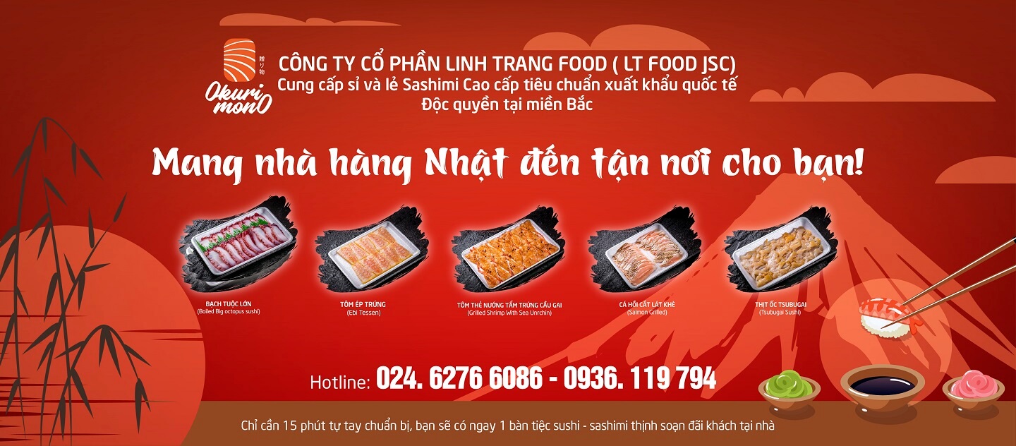 Sashimi Sushi Cao Cấp Tiêu Chuẩn Quốc Tế